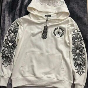 Classic Chrome Hearts Hoodie White
